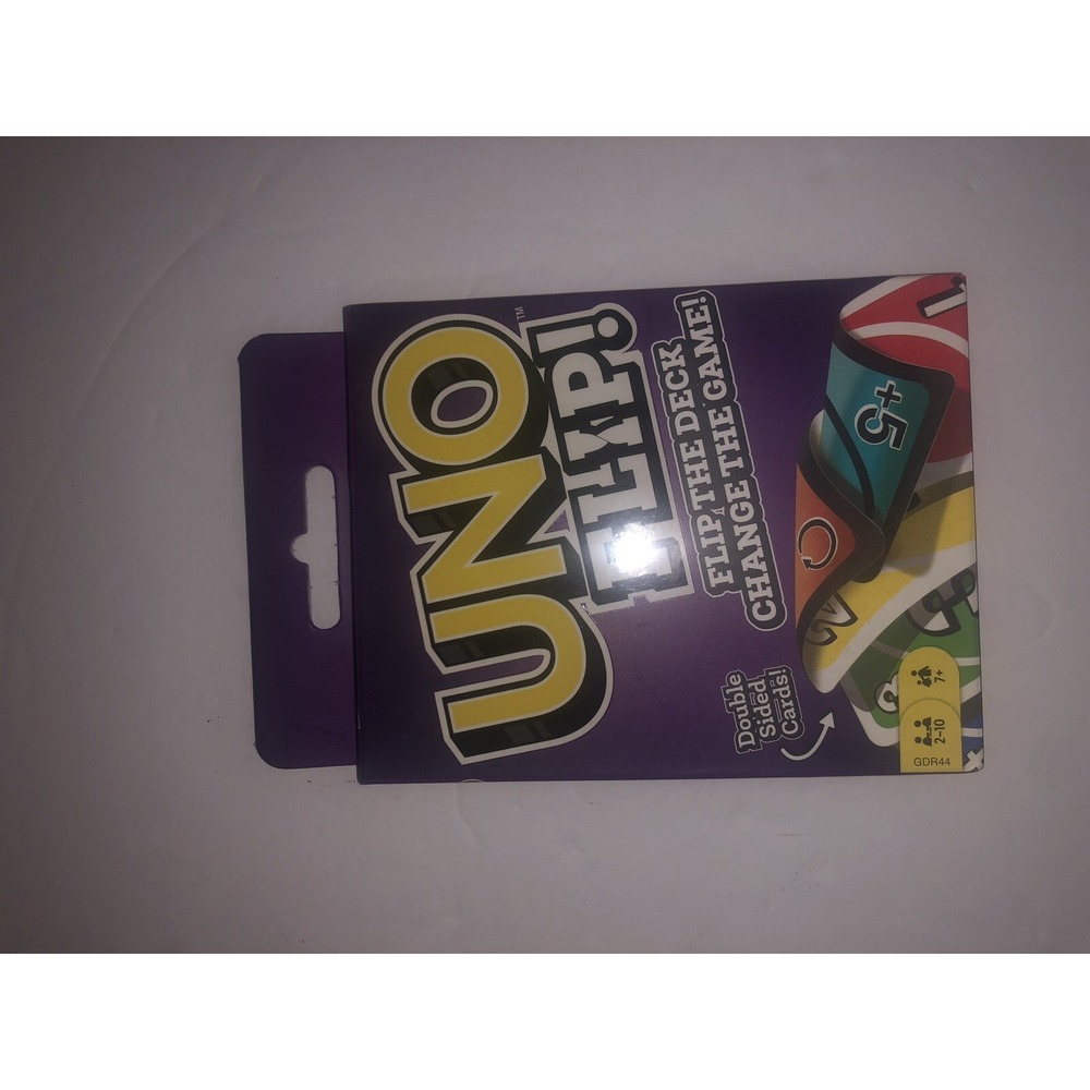 Mattel UNO Flip GDR44 Double Sided Card Game for 2-10‎ Players Ages 7Y+